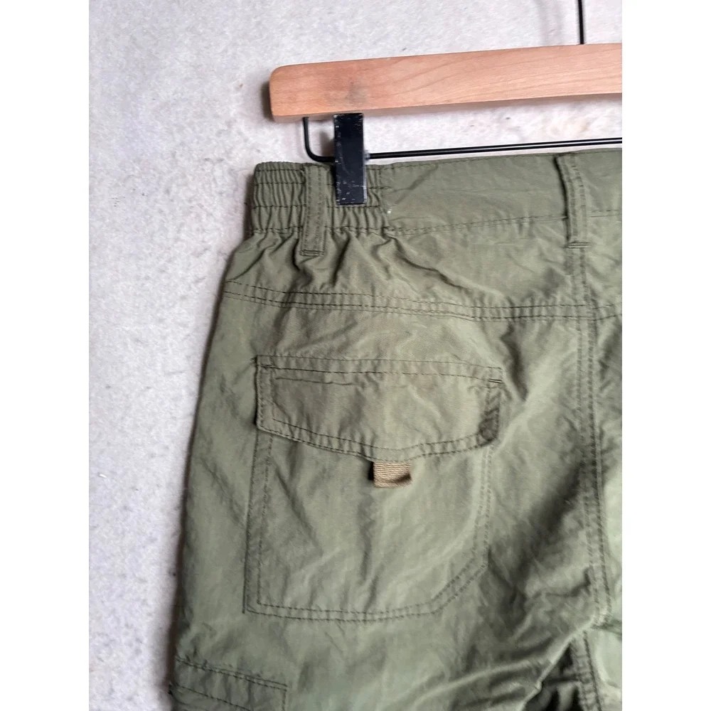 Outdoor Fashion Legendary Mens Green Cargo Pants Utility Hiking Trousers Size L